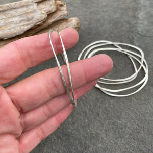 Freeform Bangle in Sterling Silver by Everart Designs