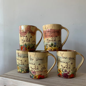 GOOD JOB Mug by Eric Pardue