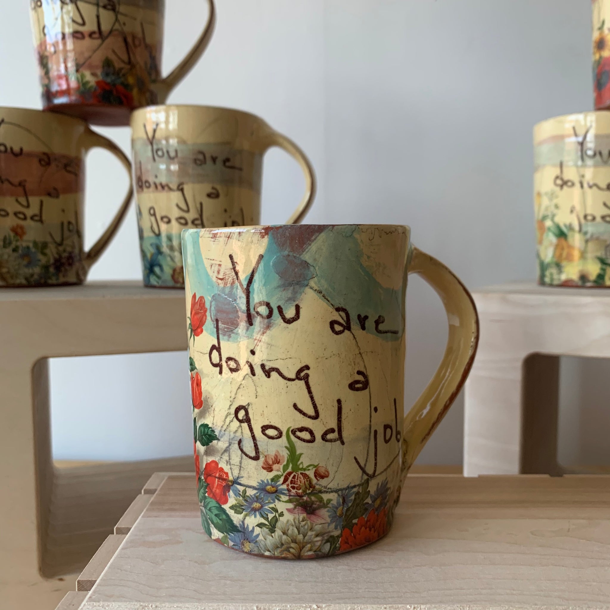 GOOD JOB Mug by Eric Pardue