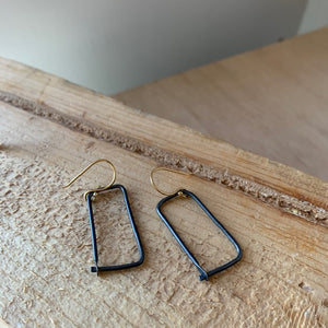 Geometric Form Earrings by Eric Silva - Upstate MN 