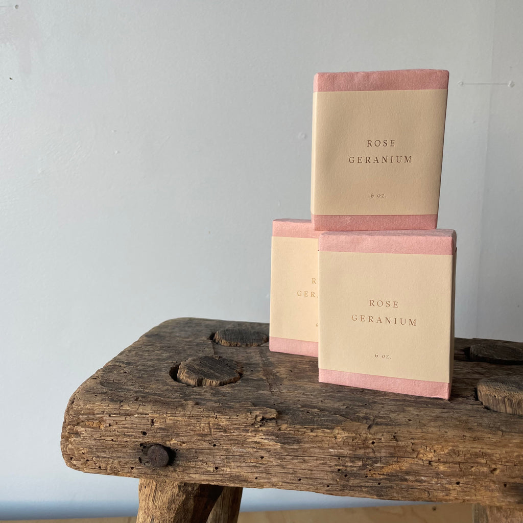 Geranium Rose Soap by Saipua