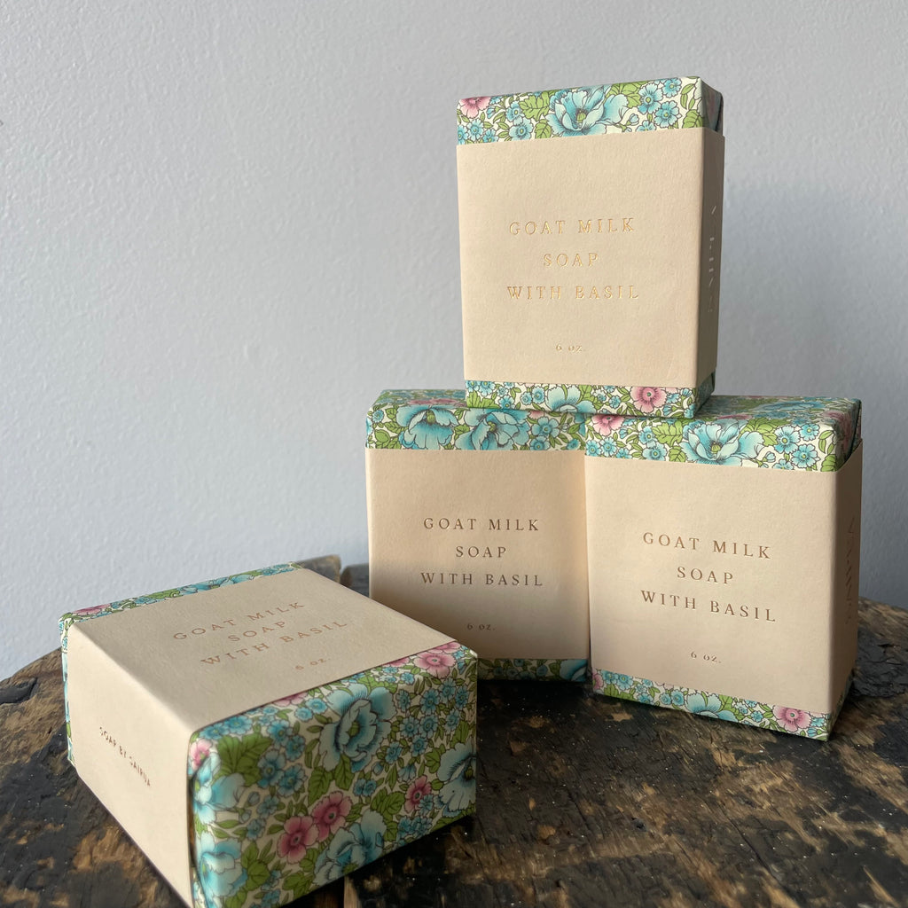 Goat Milk Soap with Basil by Saipua