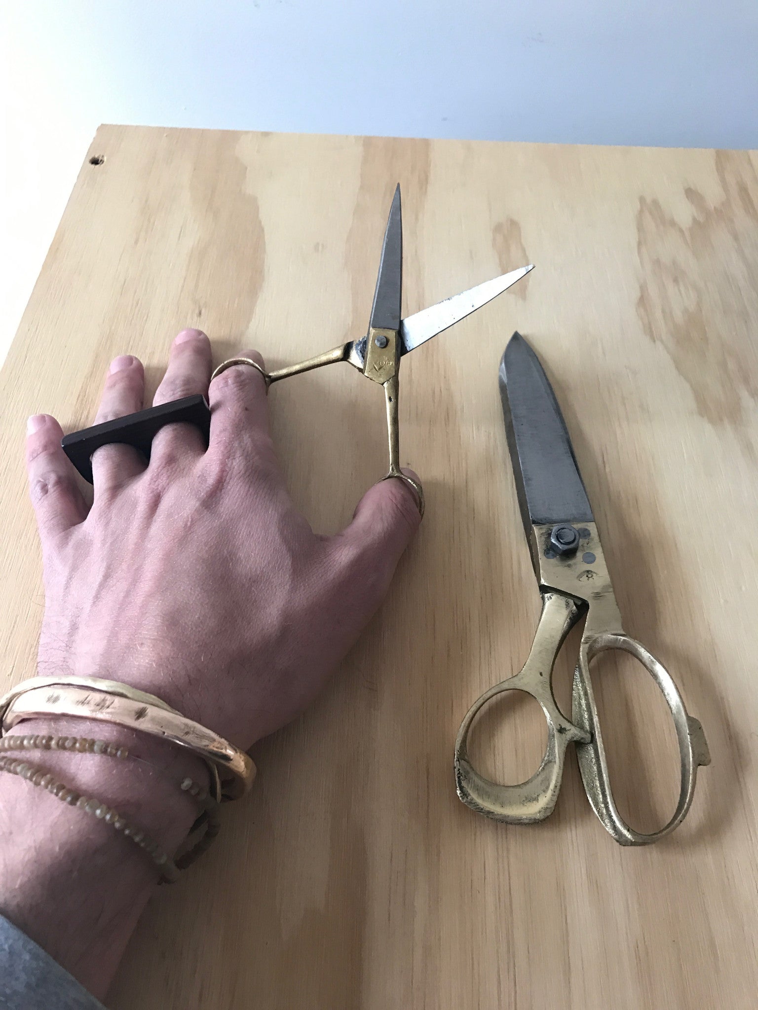 Brass Handled Craft Scissors – Large - Upstate MN 