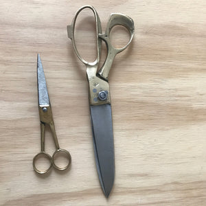 Brass Handled Craft Scissors – Small - Upstate MN 