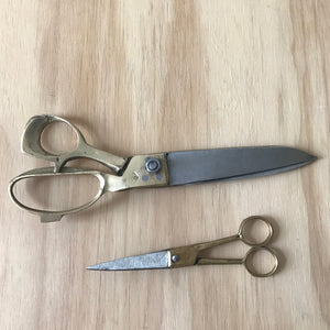 Brass Handled Craft Scissors – Large - Upstate MN 