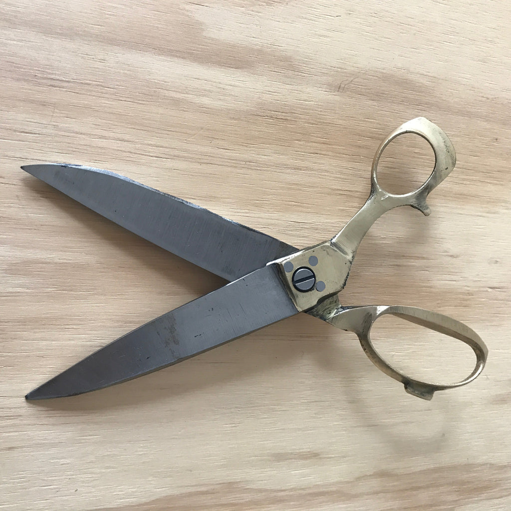 Brass Handled Craft Scissors – Large - Upstate MN 