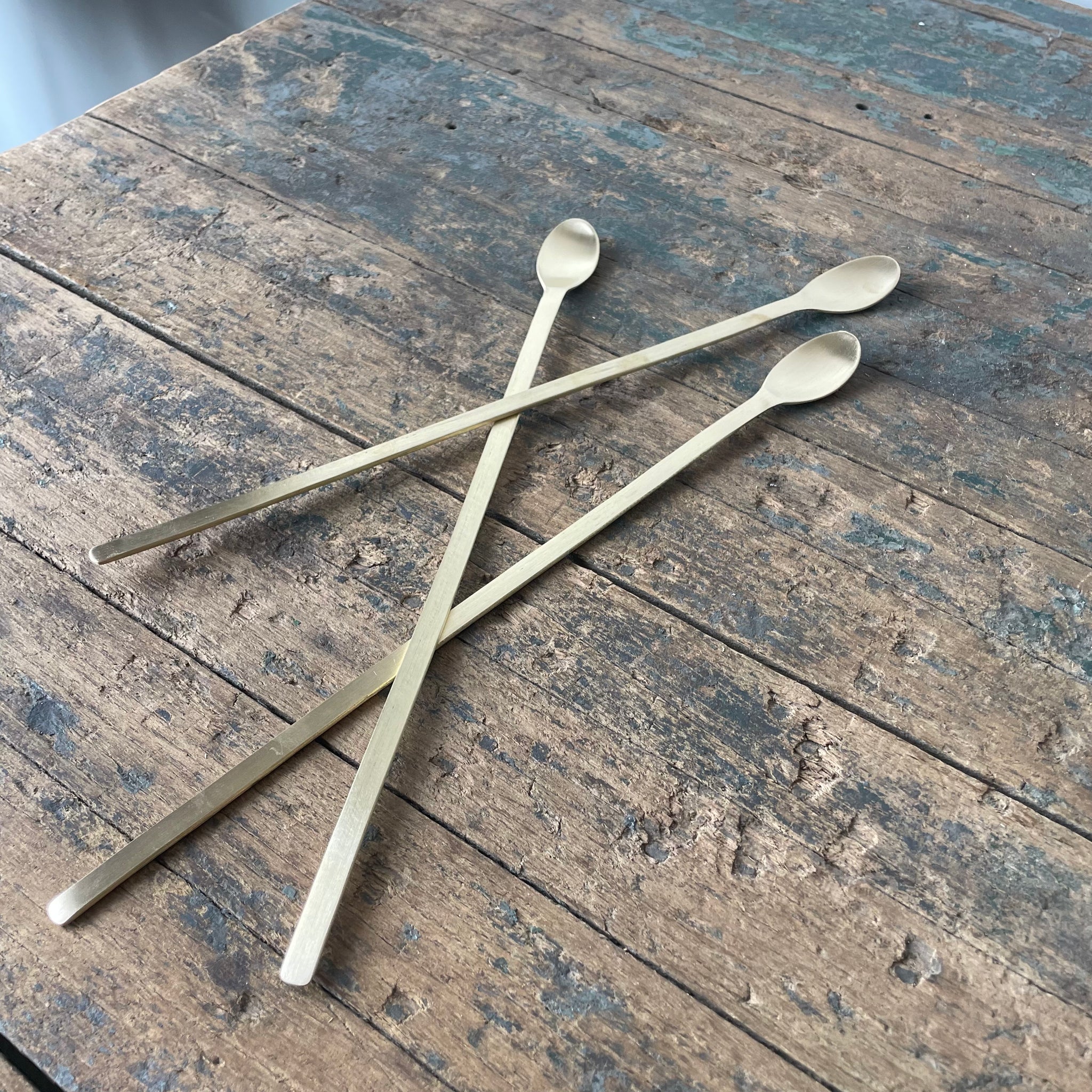 Hand-Forged Brass Coffee Muddler by Fog Linen