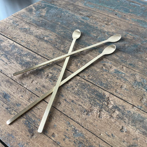 Hand-Forged Brass Coffee Muddler by Fog Linen