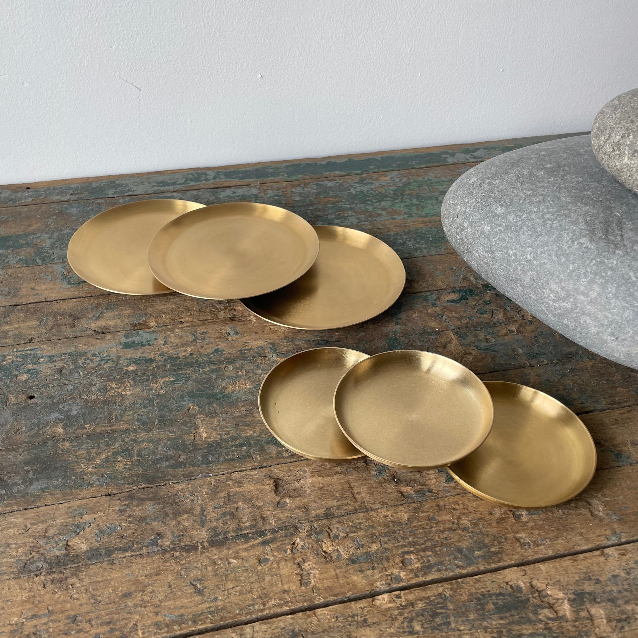 Hand-Forged Brass Plates