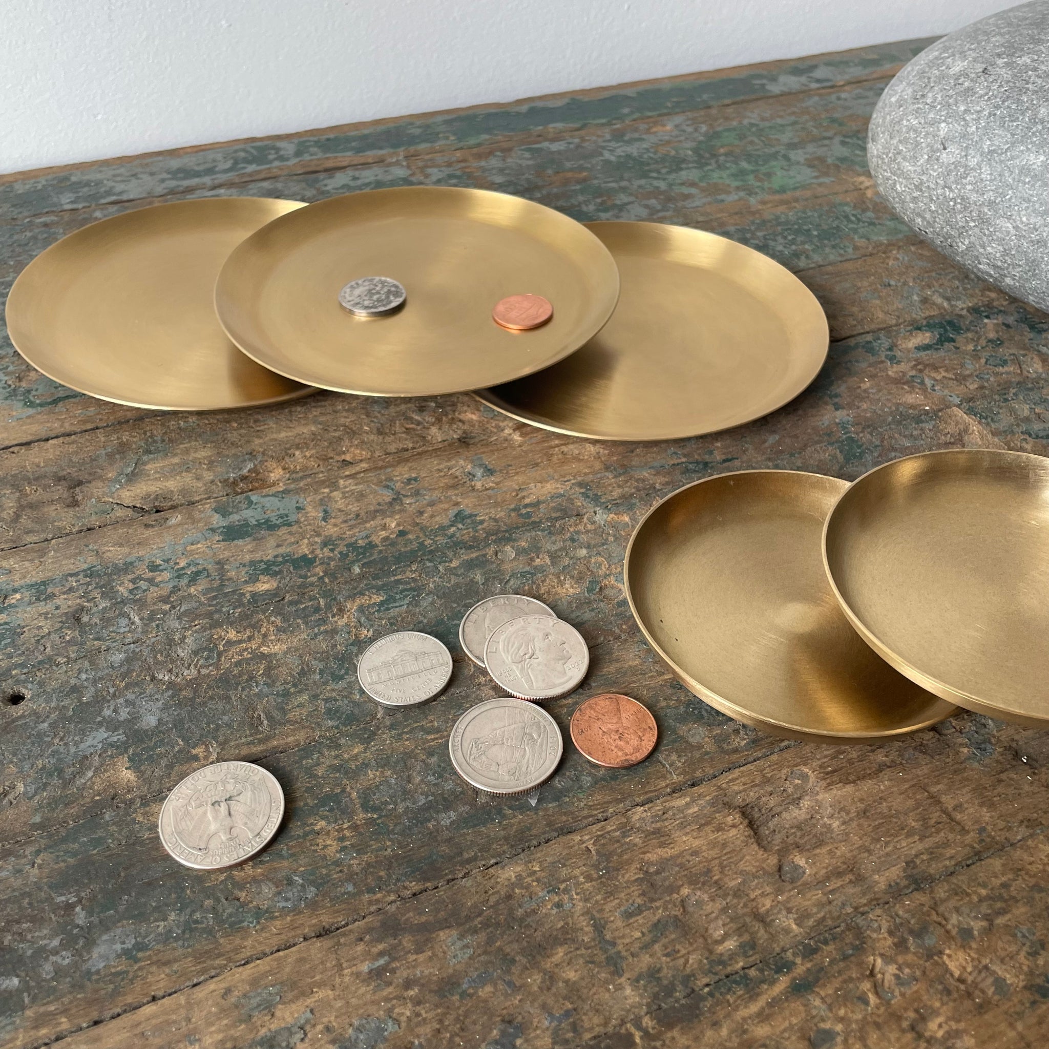 Hand-Forged Brass Plates