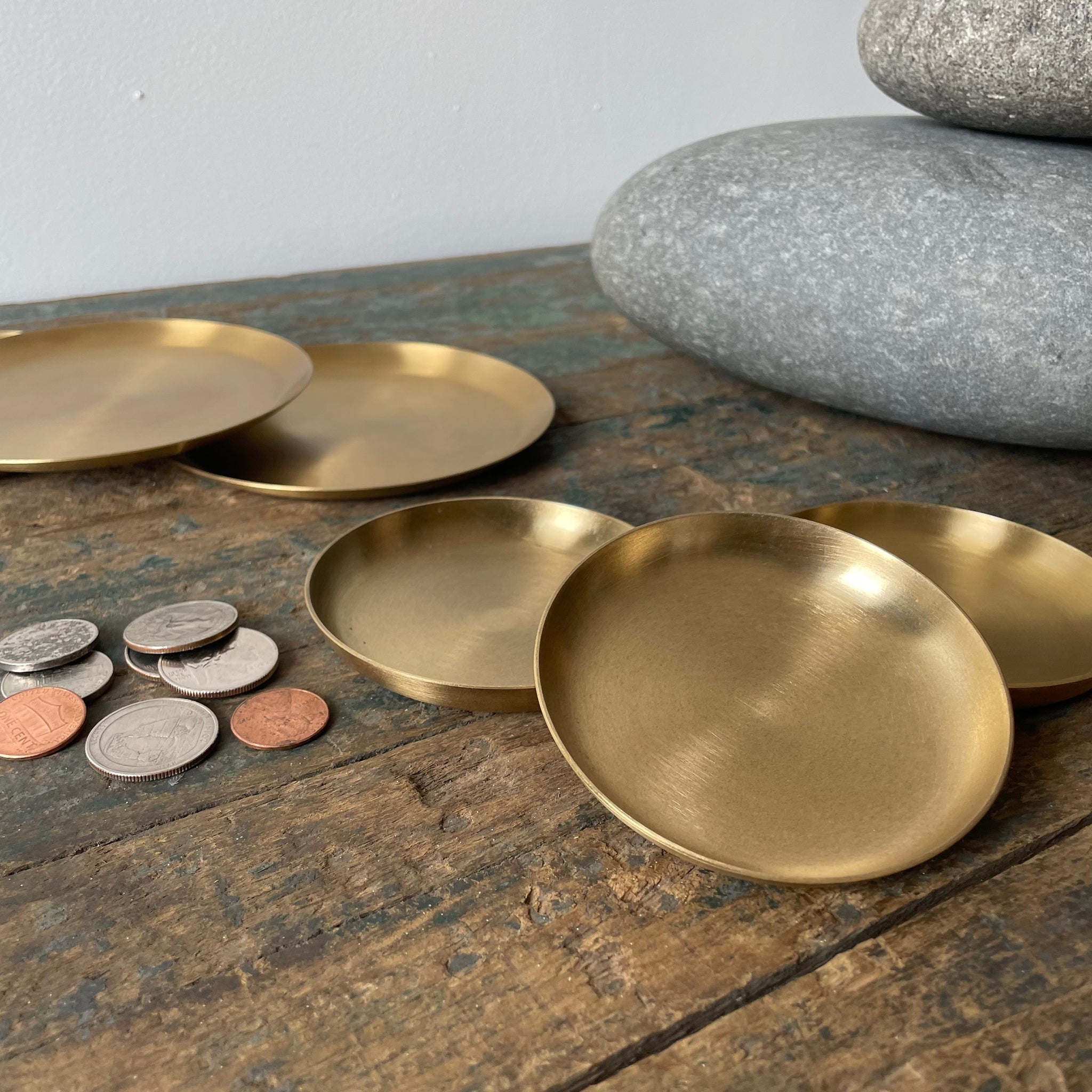 Hand-Forged Brass Plates