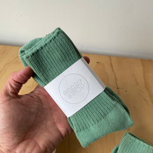 Hand Dyed Cotton Socks in Cool Tones by Scarfshop