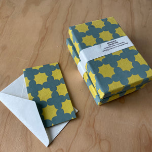 Hand Made Paper Stationery Set, in Tetu Moss By Hataguchi Collective
