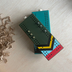 Handmade Artisan Pocket Cribbage Board by Sanborn Canoe