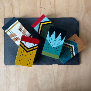 Handmade Artisan Travel Cribbage Board by Sanborn Canoe