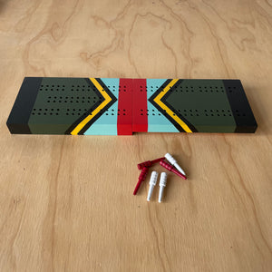 Handmade Artisan Travel Cribbage Board by Sanborn Canoe