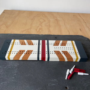 Handmade Artisan Travel Cribbage Board by Sanborn Canoe