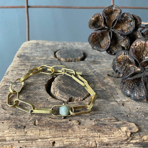 Handmade Brass Chain Bracelet by Eric Silva