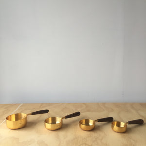 Measuring Cups Set in Gold - Upstate MN 