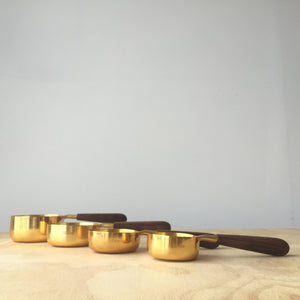 Measuring Cups Set in Gold - Upstate MN 