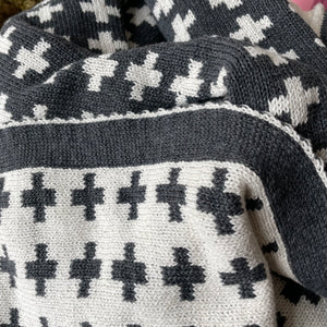 Repeating Cross Reversible Throw by Jill Malek for In2Green