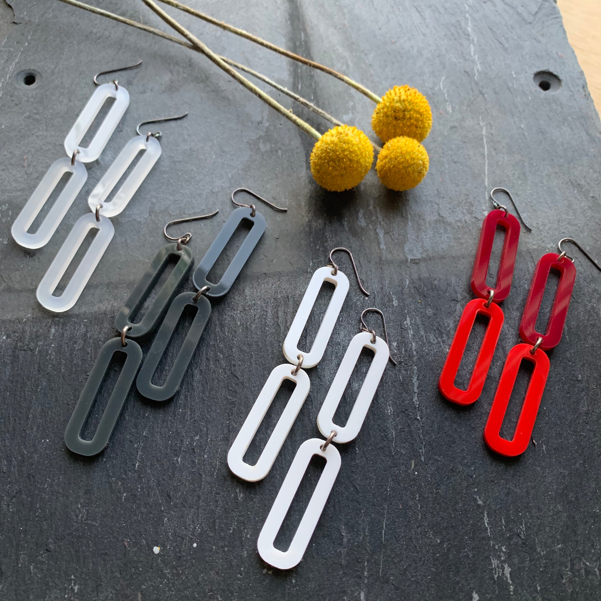 LINK 2 Earrings by Silvercocoon - Upstate MN 