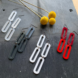 LINK 2 Earrings by Silvercocoon - Upstate MN 