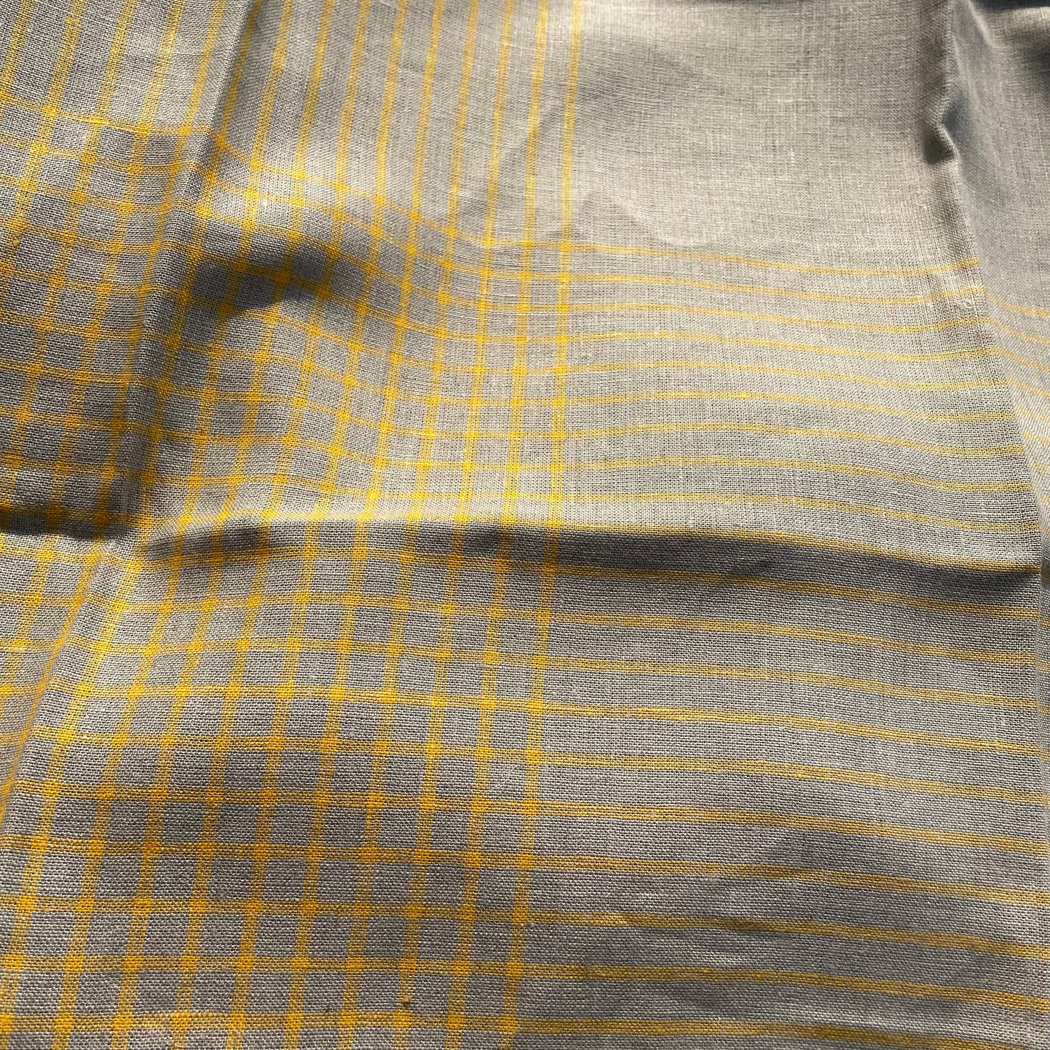 Lightweight Grid Linen Dish Towel by Goodlinens