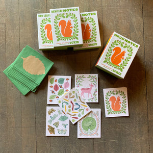 New Leaf Notecards by Sukie - Upstate MN 