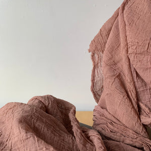 Organic Cotton Scarf in Rosewood by Scarfshop