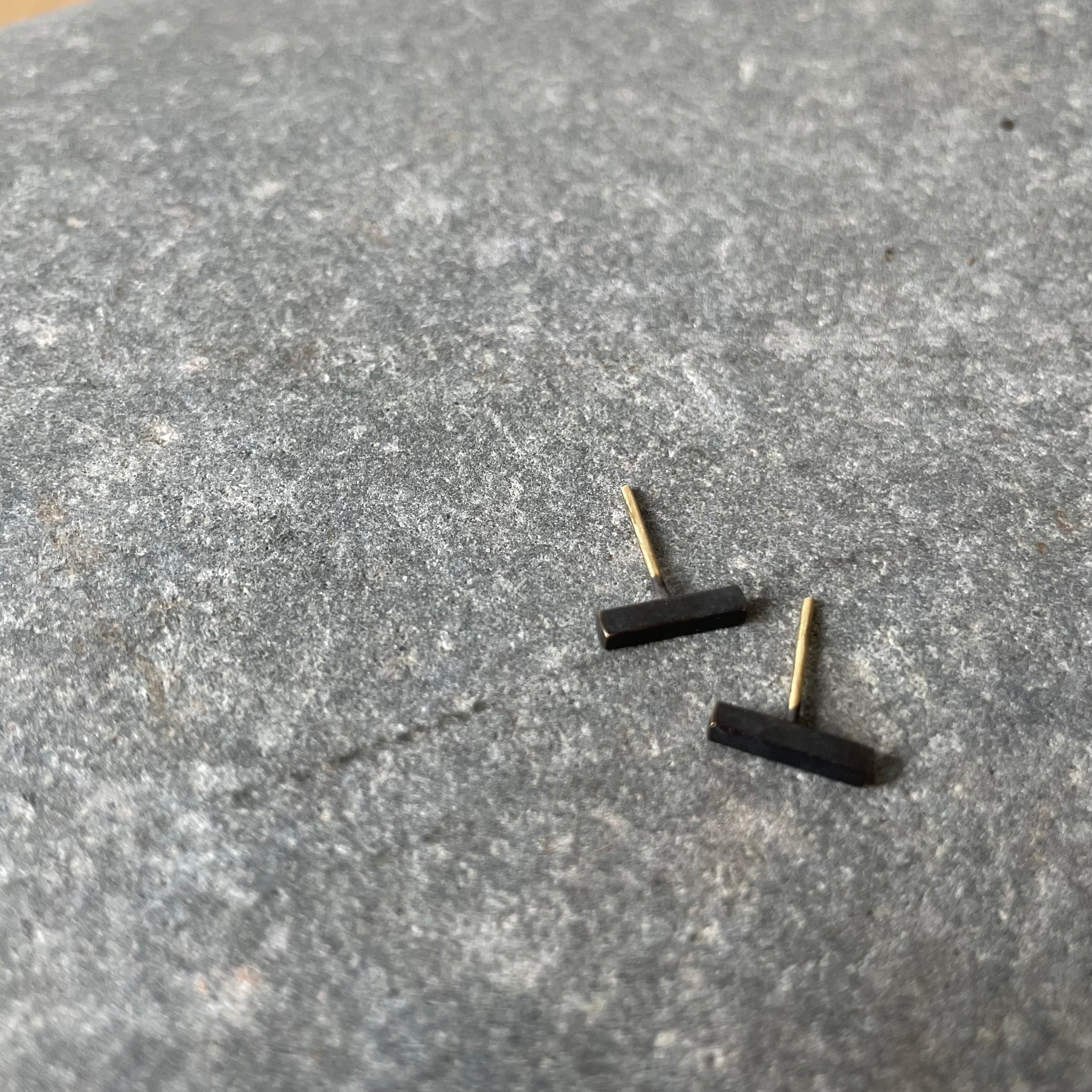 Oxidized Small Stick Studs by Mulxiply