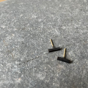 Oxidized Small Stick Studs by Mulxiply