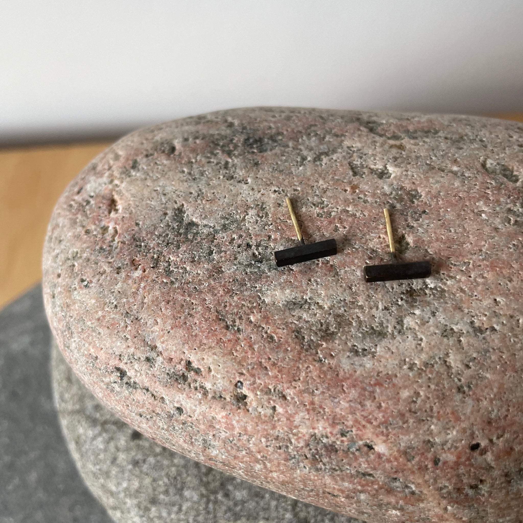Oxidized Small Stick Studs by Mulxiply