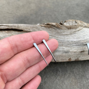 Oxidized Sterling Thorn Earrings by Everart Designs