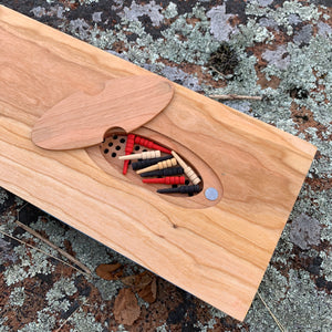 Dalles Des Morts Handmade Artisan Cribbage Board by Sanborn Canoe