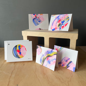 Rainbow Swirl Stationery Set By Mōglea