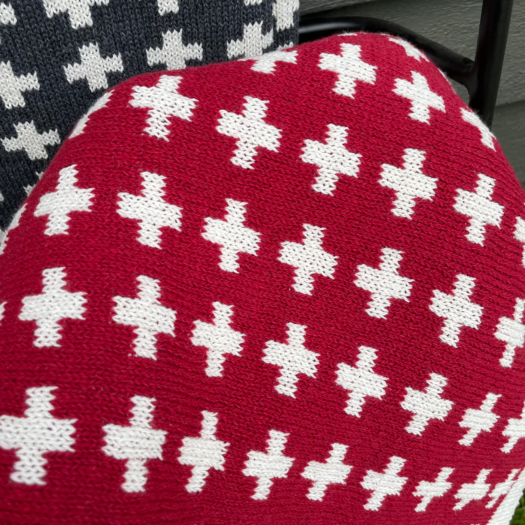 Repeating Cross Reversible Throw by Jill Malek for In2Green