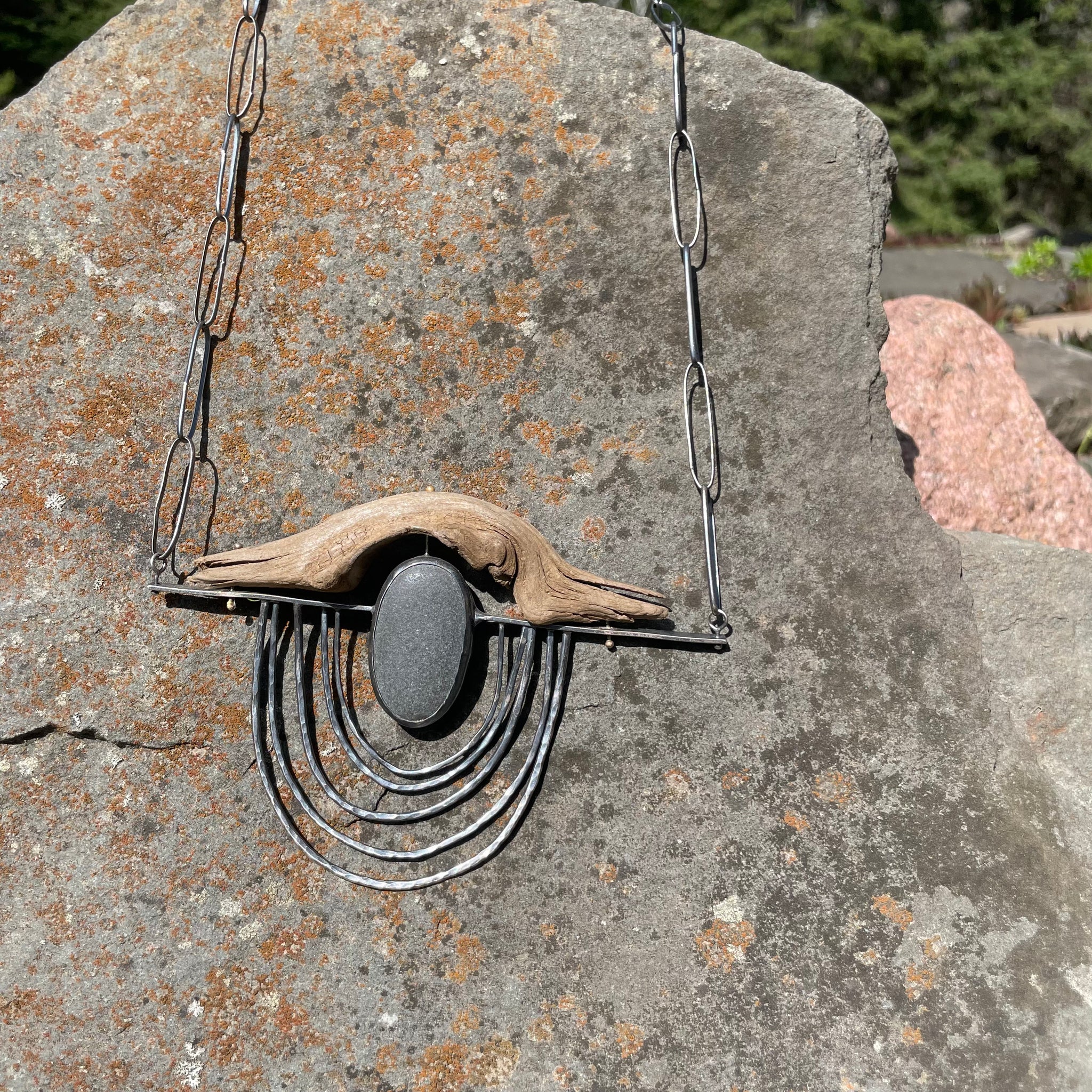 Ripples Necklace by Lakestone Jewelry