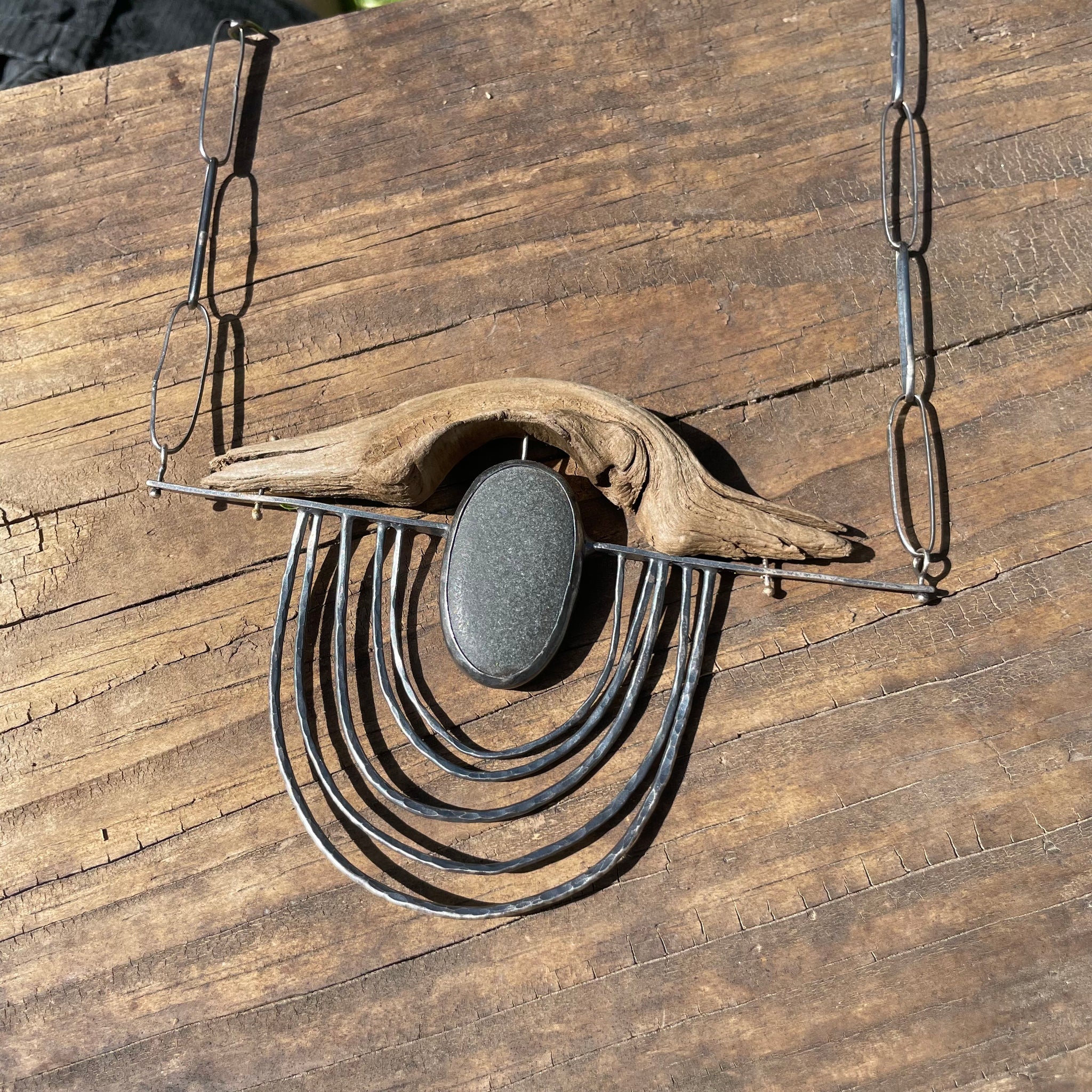 Ripples Necklace by Lakestone Jewelry