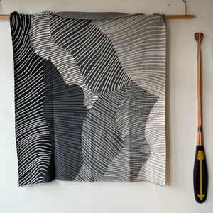 Reef Reversible Throw in Smoke by Jill Malek for In2Green