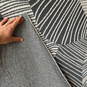 Reef Reversible Throw in Smoke by Jill Malek for In2Green