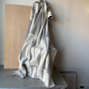 Scout Eco Throw in Grey by Suzy Pilgrim Waters for In2Green