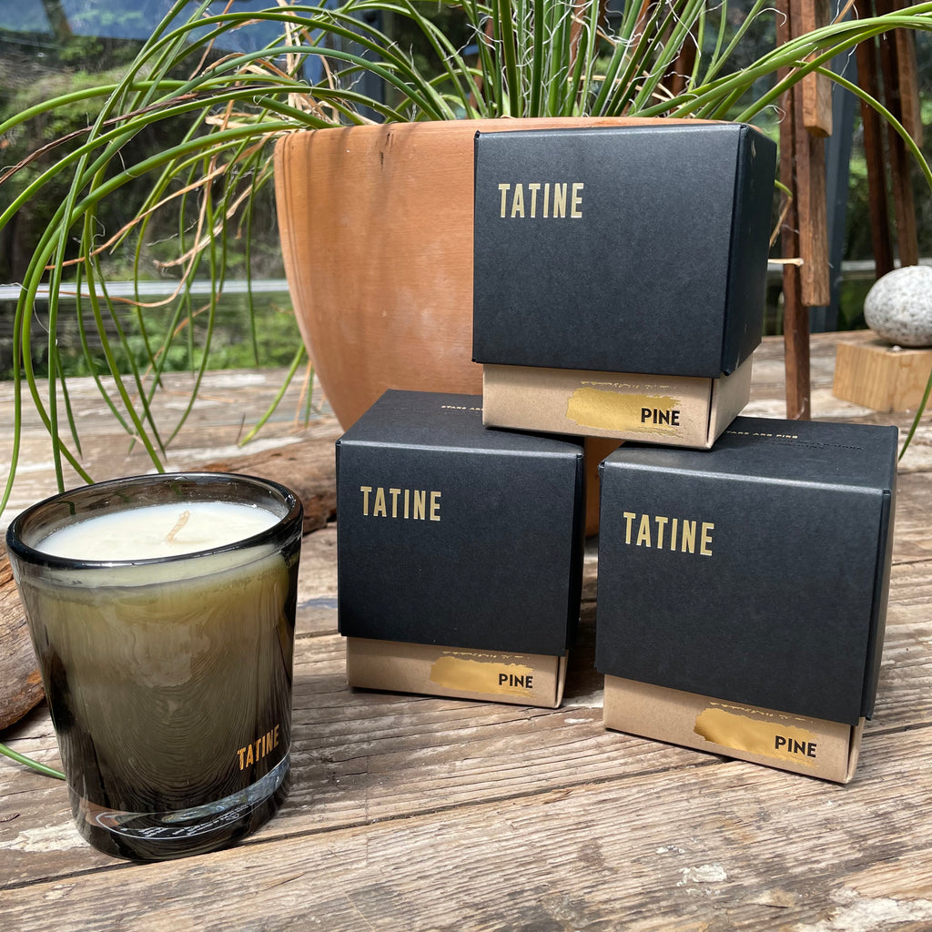 Stars are Fire Pine Hand-Poured Candle by Tatine