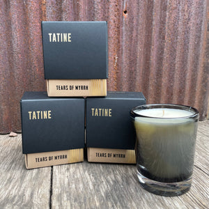 Stars are Fire Tears of Myrrh Hand-Poured Candle by Tatine