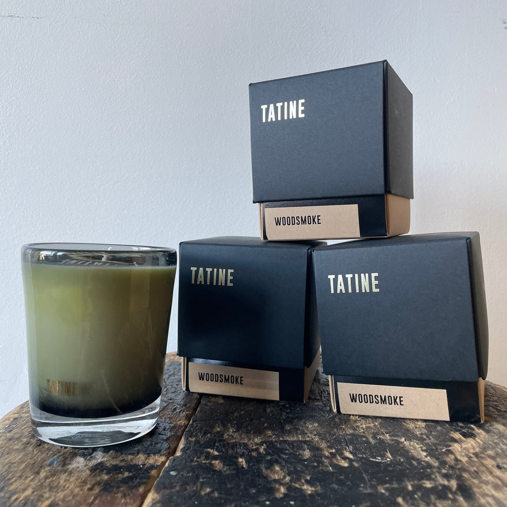 Stars are Fire Woodsmoke Hand-Poured Candle by Tatine