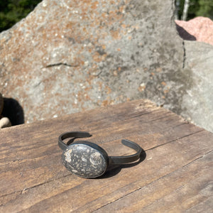 Stone Cuff by Lakestone Jewelry