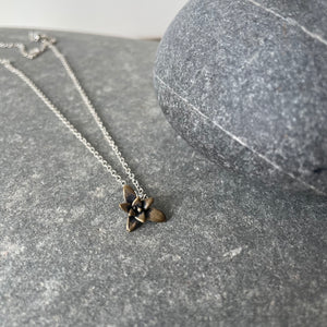 Succulent Necklace in Bronze by Tree Trunk Arts