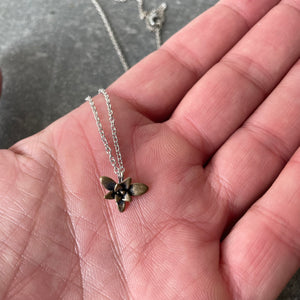 Succulent Necklace in Bronze by Tree Trunk Arts