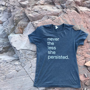 Nevertheless She Persisted Short Sleeve Adult T-shirt - Upstate MN 