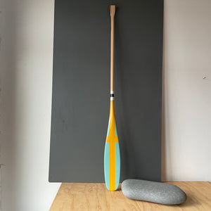 Sweden Flag Handmade Artisan Paddle by Sanborn Canoe